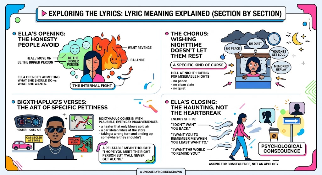 Lyrics meaning, explained in plain English (section by section)